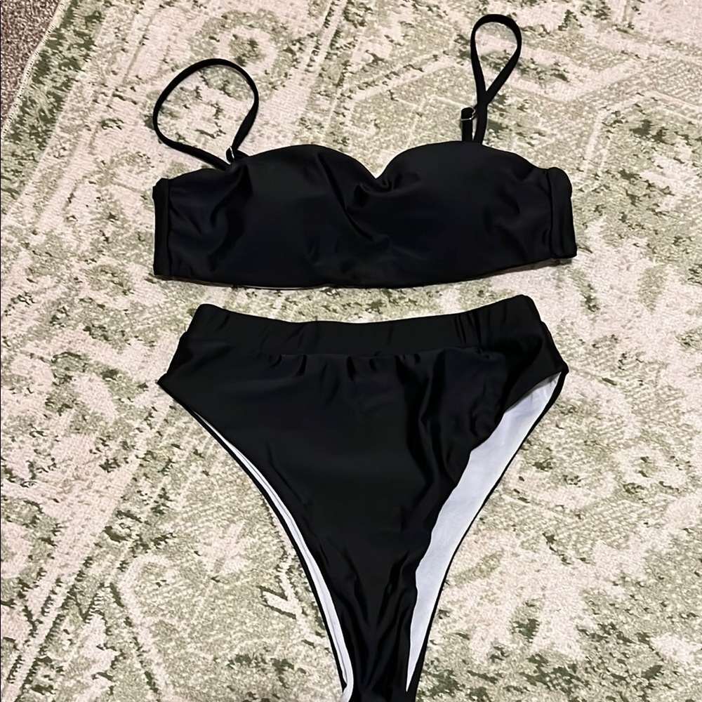 Black Women's Swimwear Set